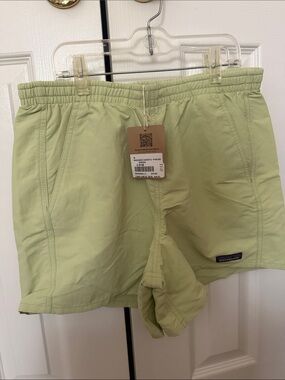 Patagonia Light Green Athletic Baggies Shorts